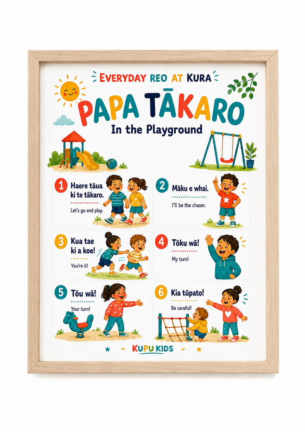 Everyday Reo At Kura Poster Set