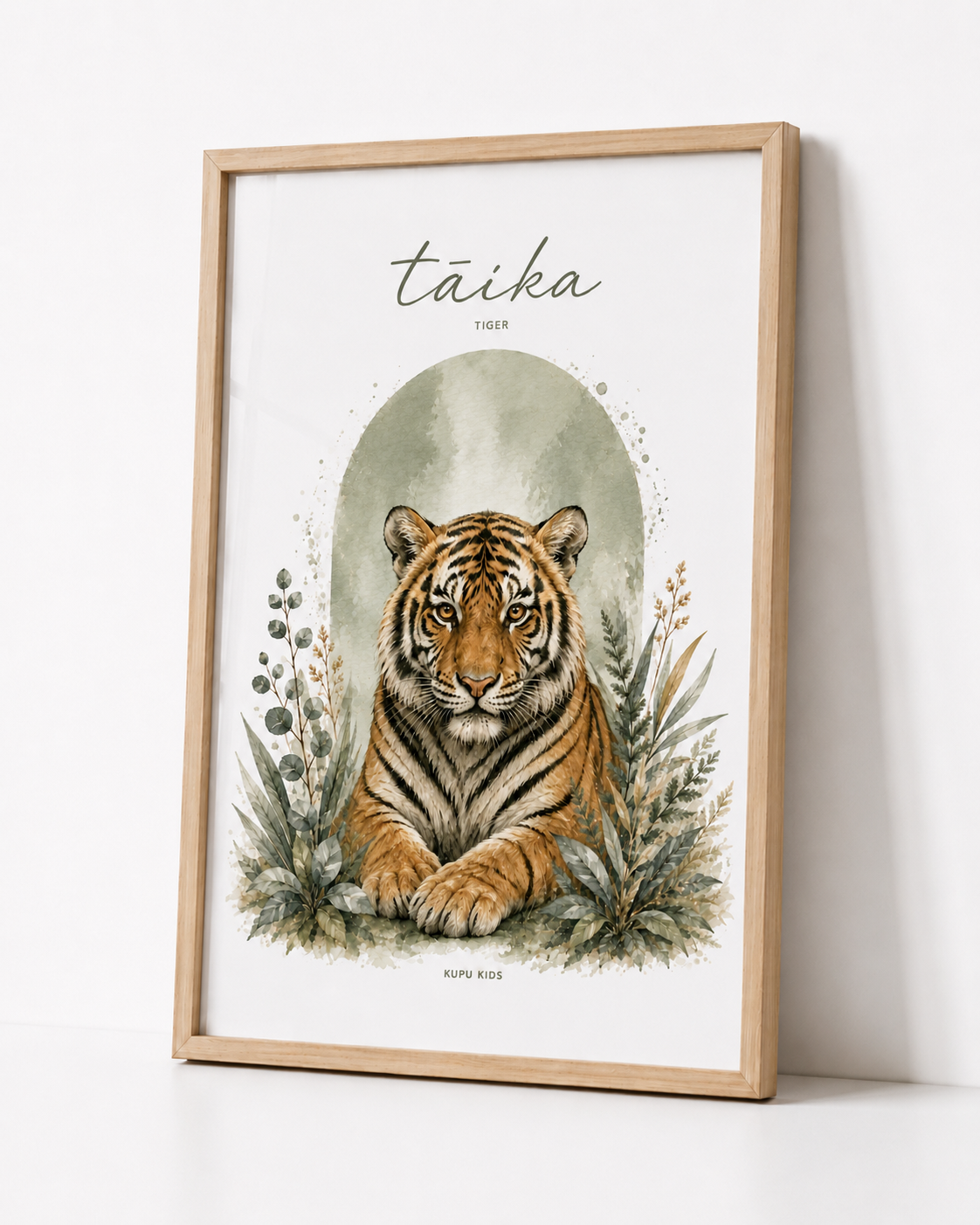 Taika - Tiger Nursery Print