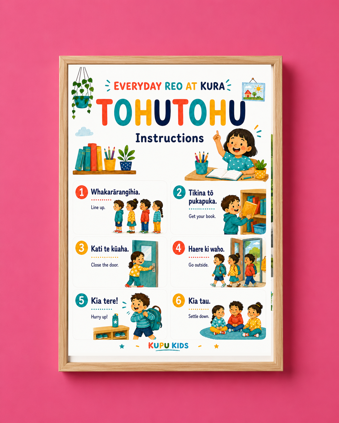 Everyday Reo At Kura Poster Set