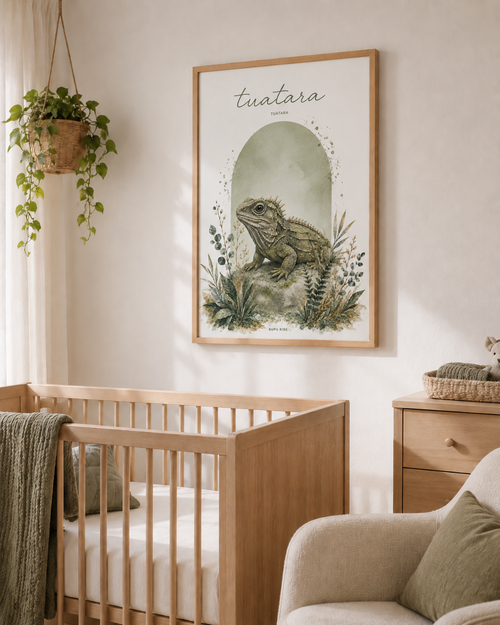 Tuatara Nursery Print
