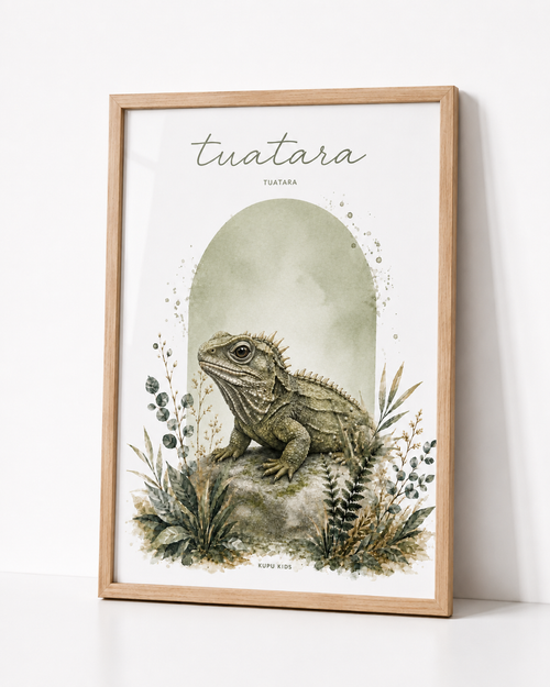 Tuatara Nursery Print